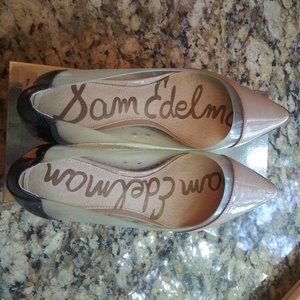 Sam Edelman Isabella Ballet Flats Clear Tan
